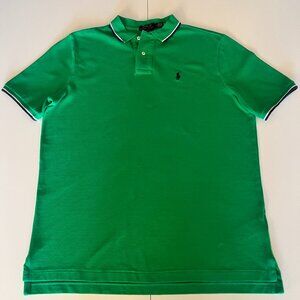 Polo Ralph Lauren Golf Polo Classic Fit Green Short Sleeve Mens Size Med Golf
